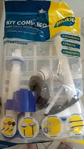 Kit para caixa acoplada blukit