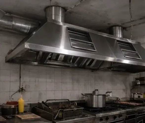 COIFA INDUSTRIAL DUPLA EM AÇO INOX - IDEAL PARA RESTAURANTES
