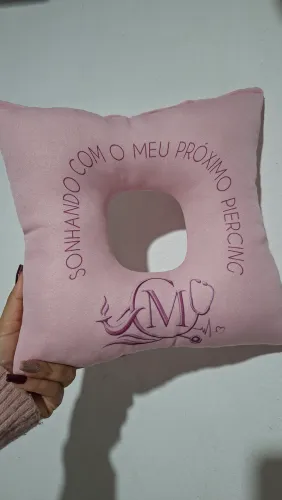 Almofada travesseiro com espaço central p14 jax