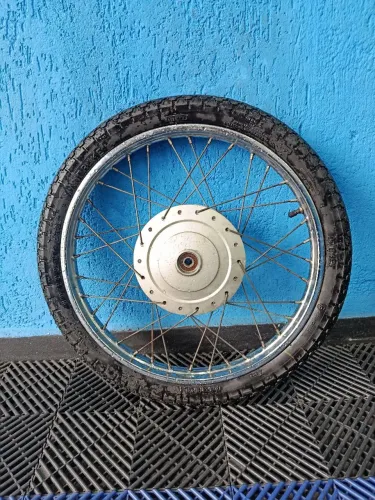 Roda+pneu pop 110 aro 17 