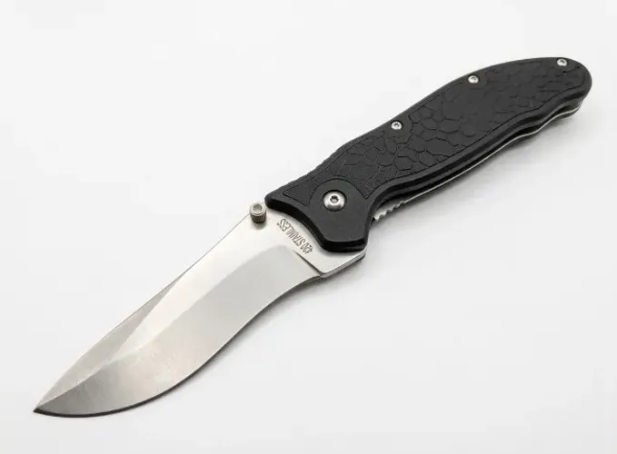 Canivete Esportivo Estilo Oso Sweet Lâmina Curva 420 Stainless Tatico Militar Caçador