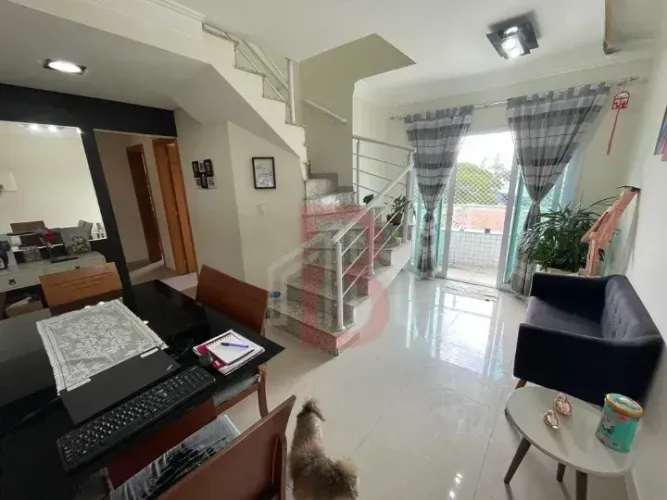 Linda Cobertura Duplex 148m², 3 dorms, 1 suíte, 2 vagas e Elevador, Rudge Ramos - SBC