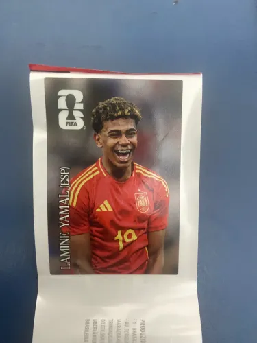 6 figurinhas Coca-Cola FIFA - Lamine Yamal, Harry Kane, Valverde e outra