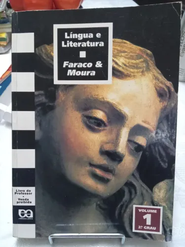 Livro didático de literatura " língua e literatura" ensino médio volume 1
