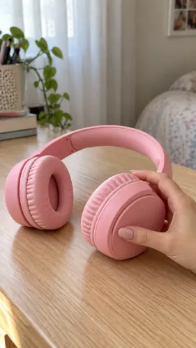 >NOVO< Fone de Ouvido Headphone Rosa