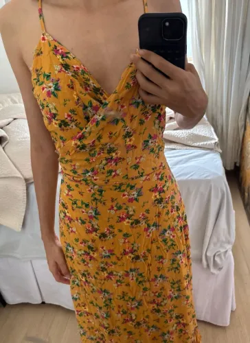 Vestido longo floral