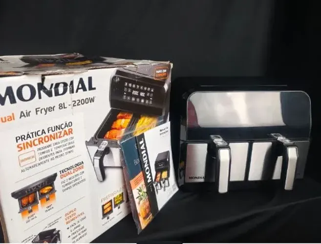 Airfryer Mondial Dual 2200w zerada na caixa