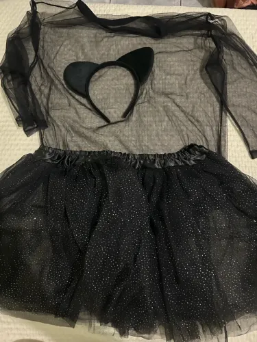 Fantasia de gatinha (preta)