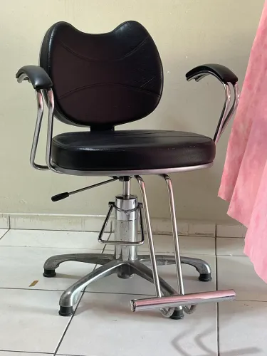 Cadeira hidráulica reclinável salao de beleza