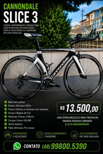 Bike TT - Cannondale Slice 3 - 2017 Triathlon 