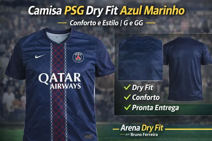 Camisa Psg . Tamanho: G, GG