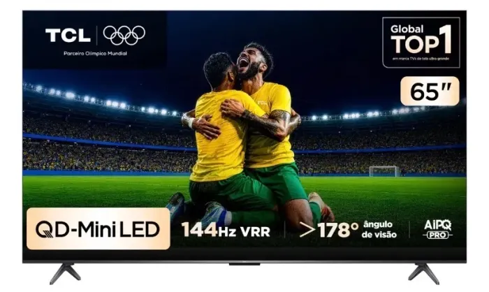 Smart TV TCL 65 polegadas lacrada