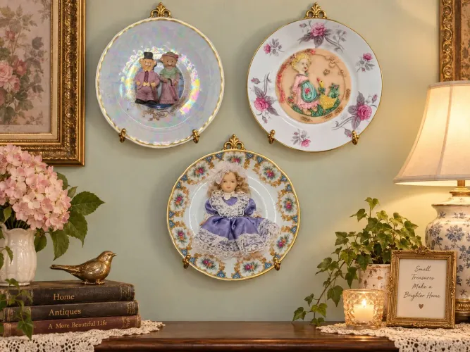 PRATOS DECORATIVOS EXCLUSIVOS EM PORCELANA - PORCELANA REAL, SCHMIDT E TSUJI ARGENTINA