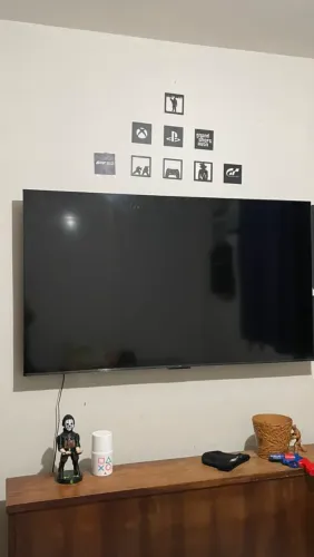 Smart  TV 65 TCL QLED 4K Ultra HD 65P7K com sistema operacional Google TV, HDR10+, HDMI2.1