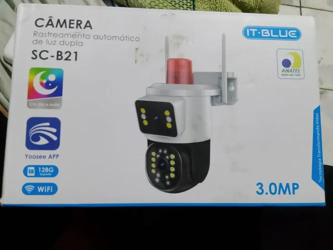 CAMERA DUPLA LENTE IT BLUE