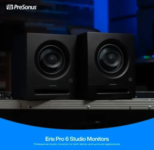 Par Monitores Presonus Eris Pro 6 Profissional Ativos Novos