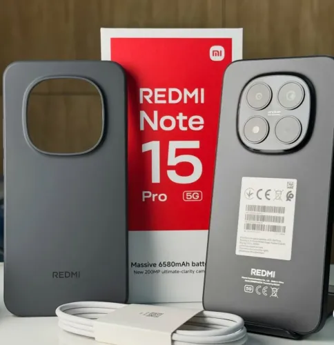 Xiaomi Redmi Note 15 Pró 5G - NFC - (256/8 -512/8 - 512/12) + Fone - Lacrado/Originais