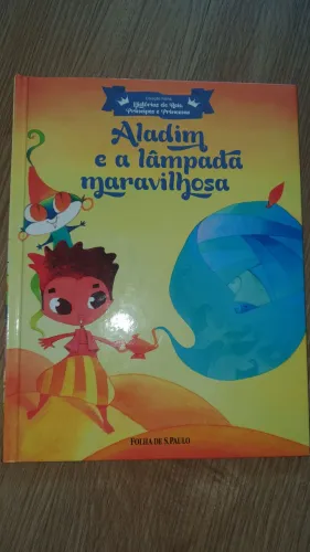 Livro infantil aladim e a lâmpada maravilhosa