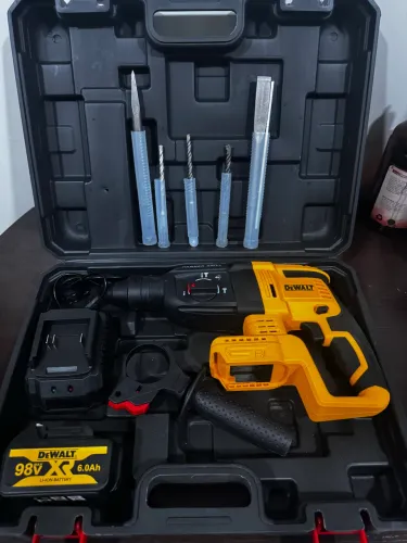 MARTELETE ROTATIVO A BATERIA DEWALT - COMPLETO + MALETA