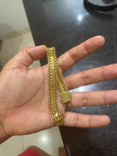 Pulseira de ouro R$16.500 
