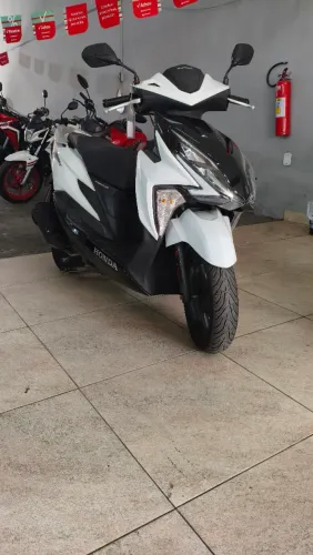 HONDA ELITE 125 BRANCA 2022 Shalon veículos Cariacica 