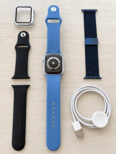 VENDO APPLE WATCH SÉRIE 5 40 mm Prata perfeito estado de conservação