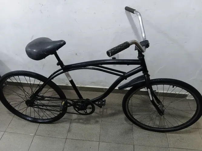 Bicicleta praiana aro 26 aero rolimã/ pneus slik (aceito cartão)