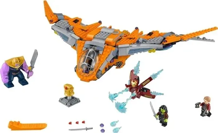 LEGO 76107 nave guardiões da Galáxia , usado , completo + manual