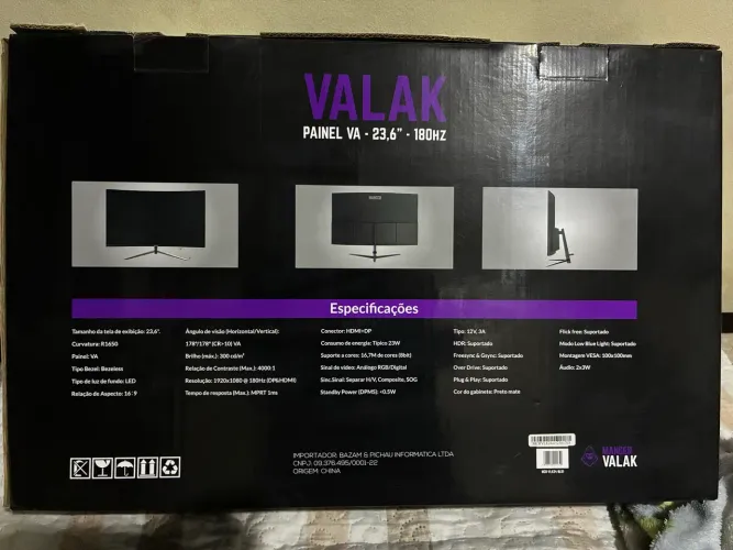 monitor curvk mancer valak 180hz