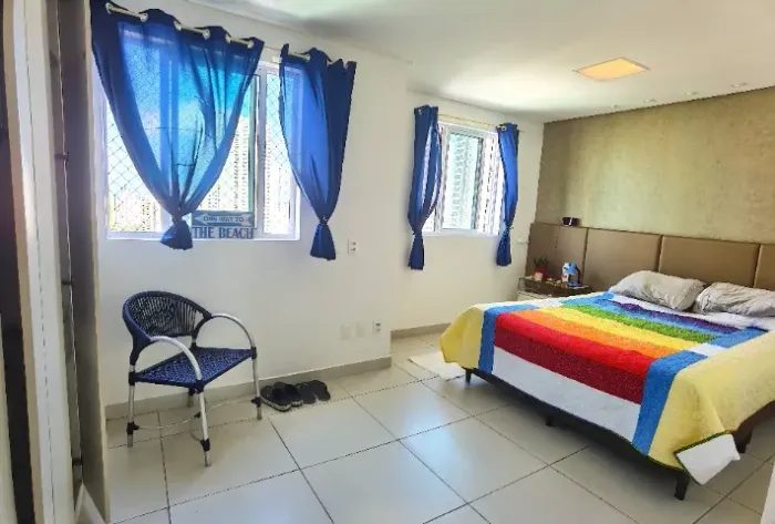 O maior 2/4 do Brisamar: 86m² com Suite Master e Home Office