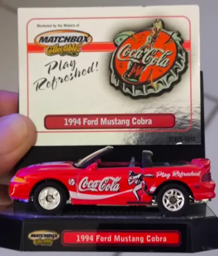 Matchbox Ford Mustang Cobra Coca Cola