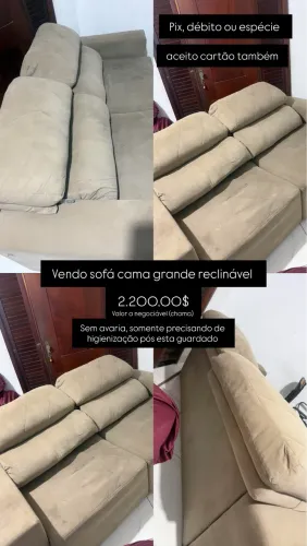 Sofá cama grande 