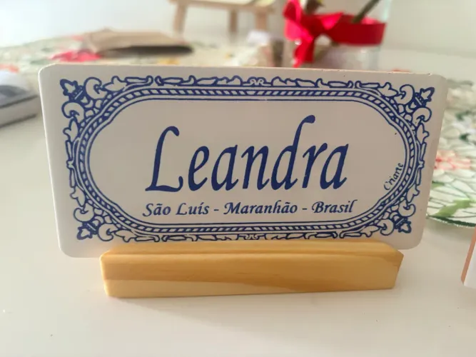 Placas nominais de azulejo 