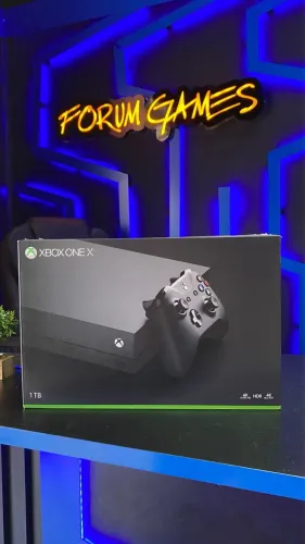 Xbox One X Semi Novo em estado de novo 