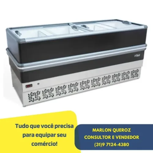 Ilha para Congelados 2Metros Polar