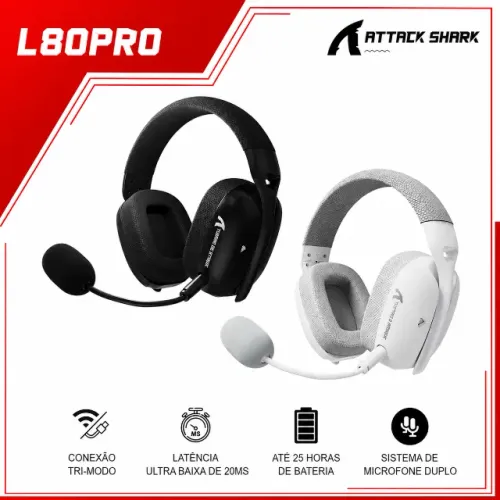 Headset Attack Shark L80 PRO