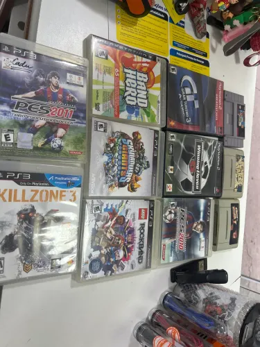 Jogos super Nintendo 3 ps3  6 e de ps2 2 jogos 