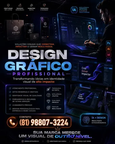 Design Gráfico,  Crio, Edito e melhoro sua imagem