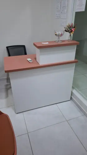 Balcão para recepção