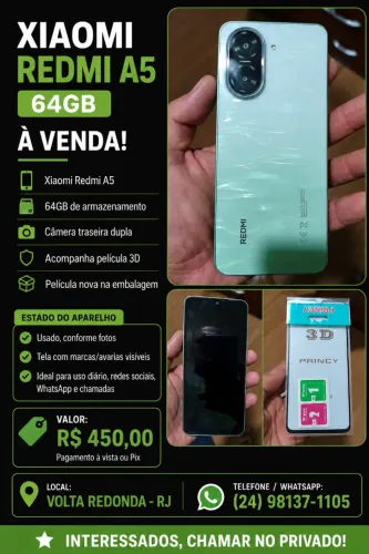 Celular xiaomi A5 64gb