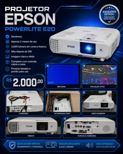 Projetor Power Elite 20