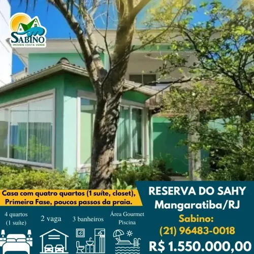 Grande oportunidade, na primeira faseReserva do sahy, Mangaratiba, Costa Verde/RJ