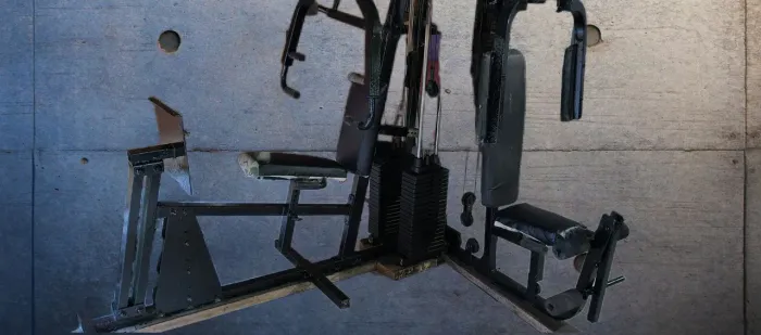 ? ACADEMIA COMPLETA: Multiestação Profissional 200kg + Kit 133kg Pesos Livres