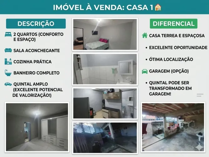 Vendo casa areia branca 