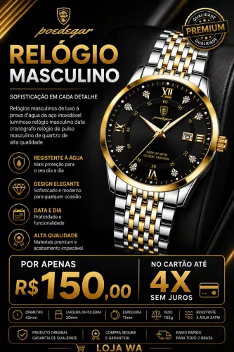 Relógio masculino