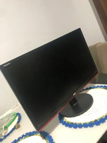 Monitor AOC 24" G2460VQ6 - Full HD, 75Hz, 1ms, perfeito para jogos!!