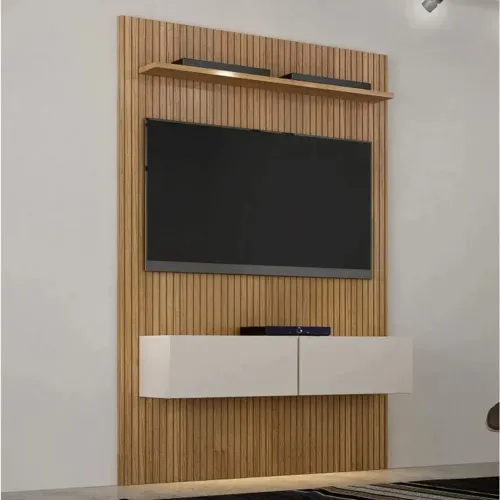 Painel Curitiba com Nicho 134cm para Tv Até 50 Polegadas  / entrega hoje 