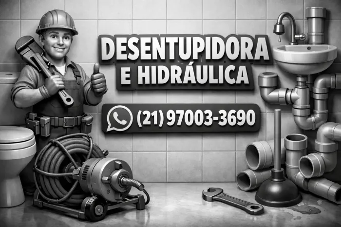 Desentupidora e hidráulica sem Quebra Quebra 