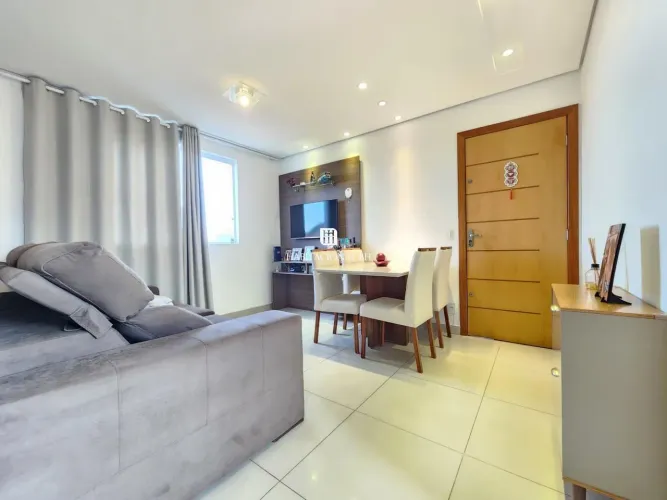 Apartamento para Venda em Belo Horizonte, Jardim Leblon, 2 dormitórios, 1 banheiro, 1 vaga