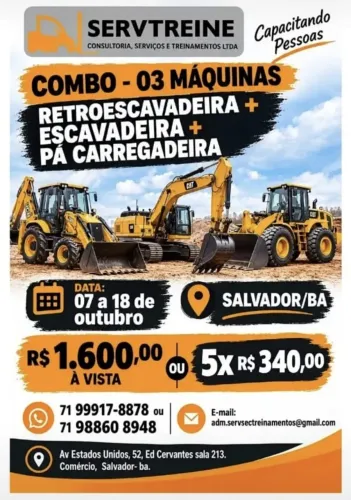 Curso de Operador de Máquinas Pesadas